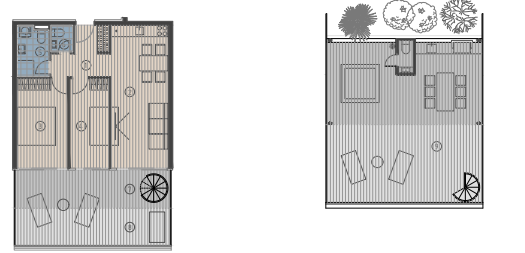 Penthouse S402 s krovnom terasom, Krilo Jesenice