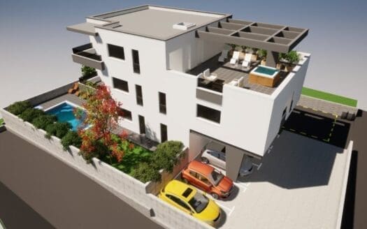 Komforan stan s bazenom, novogradnja, Rudine, Kaštel Novi